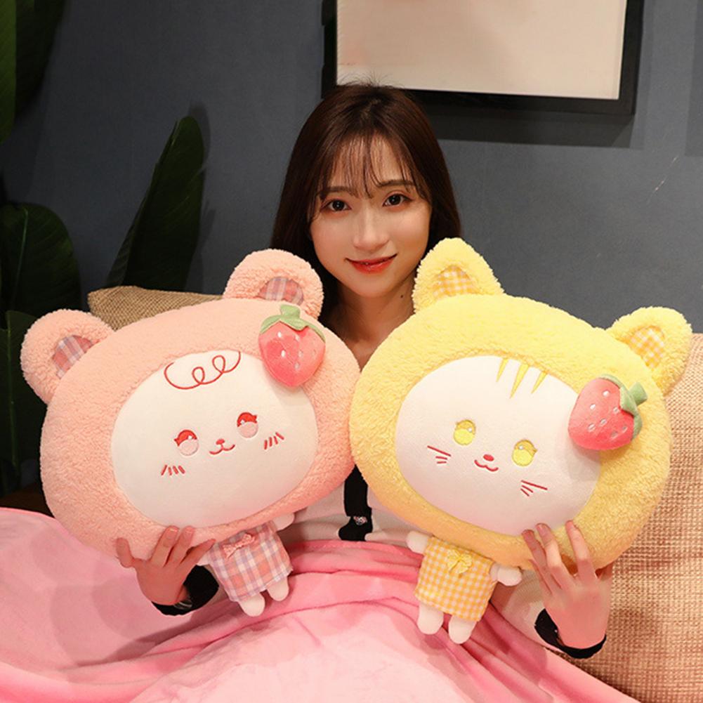 Creative Stuffed Doll Toy Bedroom Decoration Pillow Cartoon Doll Pillow Adorable  Ornament